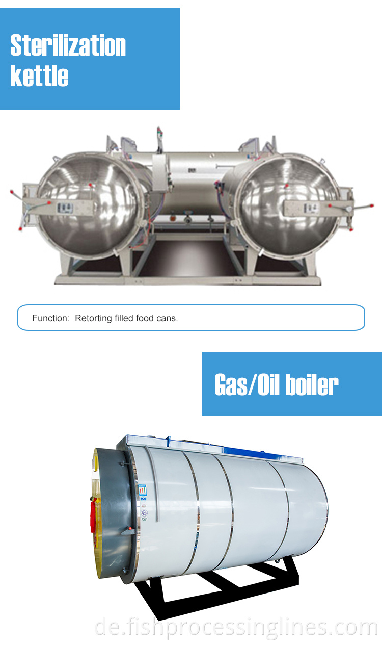 Top-Geräte für die automatische Verarbeitung von Sardinen-Thunfisch